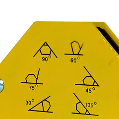 Esquadro Magnético Forte Capacidade 35 kg Multi-ângulos para Soldador EML-35A Lynus