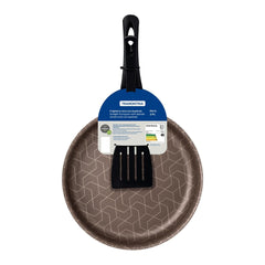 Frigideira Reta Tramontina Paris 24 Cm 2 L Vermelha Antiaderente Com Espátula De Nylon