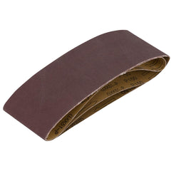 Cinta de Lixa MTX P150 150x610x100mm Kit 3 Peças Óxido de Alumínio