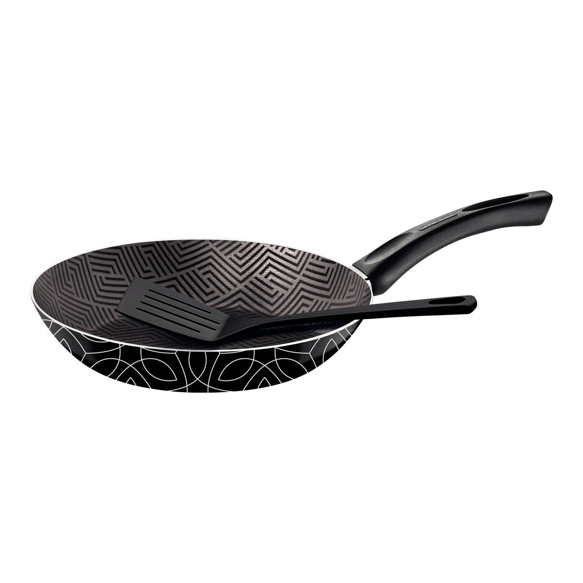 Frigideira Tramontina Paris 26 Cm 1,8 L Com Espátula E Antiaderente Starflon Max Preto
