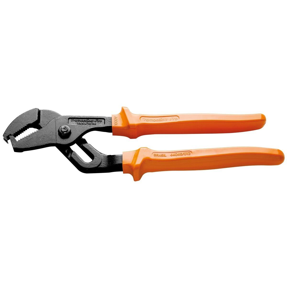 Alicate Bomba-d''água 12'' Isolado 1.000V Tramontina PRO Aço Cromo Vanádio Com 6 Regulagens