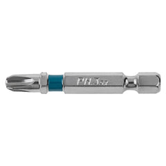 Bits Phillips Ph3 Aço Rápido 50mm 10 Peças - Dureza 54-58 HRC, Haste 1/4', Magnético