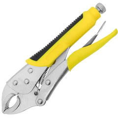 Alicate de Pressão 10'' Curvo Aço Carbono Cabo Borracha Tradestar