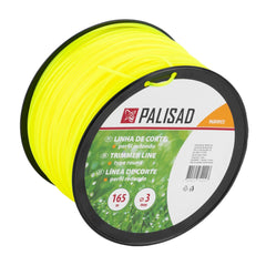 Fio Nylon Roçadeira Redondo 3mm 165m Palisad Alta Resistência