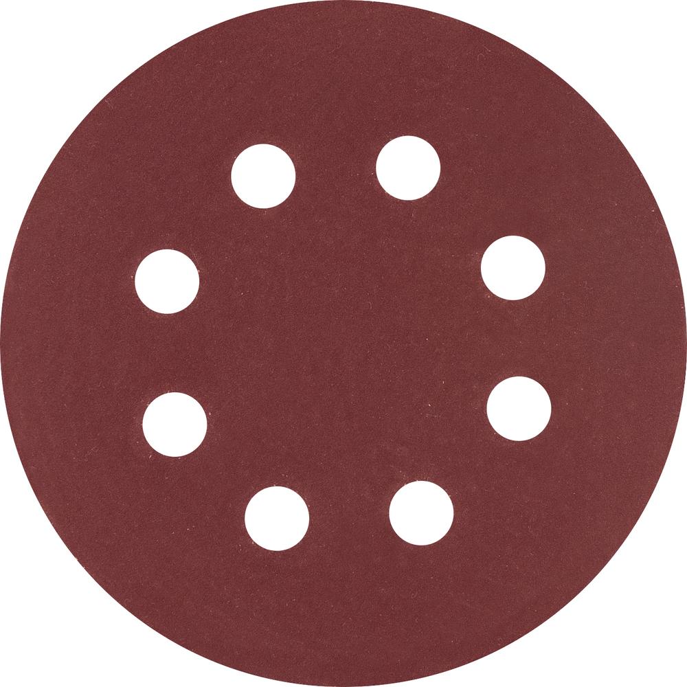 Disco de Lixa c/ Costado em Pluma 125mm G180 10 peças Vonder