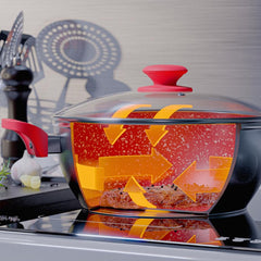 Panela Com Revestimento de Cerâmica Redstone Definitive PPH280ACR Philco 6,1L Cabo Emborrachado