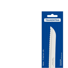 Faca Para Pão Tramontina Plenus 7 Polegadas Aço Inox Cabo Polipropileno Preto Serrilhada Profissional