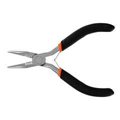 Mini Alicate Bico Meia Cana Reto 5'' (130mm) Niquelado Abertura Automática Sparta
