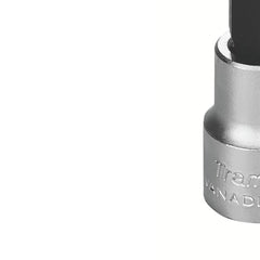 Soquete 12 mm Aço Cromo Vanádio 1/2'' Encaixe Ponta RIBE Longa Tramontina PRO