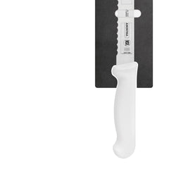 Faca Para Pão E Bolo Tramontina Profissional Master 12'' 30 Cm Aço Inox Cabo Branco