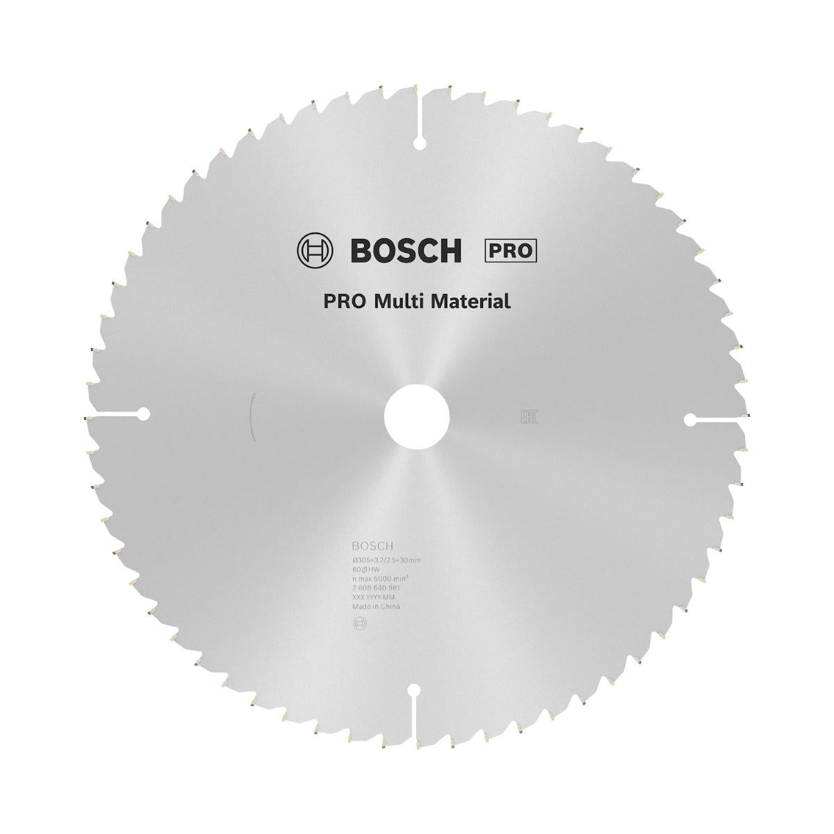 Disco De Serra Circular Bosch Pro Multi Material 305mm 60D