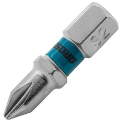 Bit Phillips PH1 25mm 1/4'' 2 Pçs Aço S2 Gross Ideal Parafusadeira