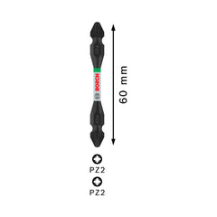 Bit Bosch Pro Pozidriv Impact Duplo Pz2-Pz2 90mm 1Un