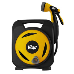 Mangueira com Enrolador e Esguicho Múltiplo WAP GMEEM01 12m de Alcance e Acessórios Inclusos