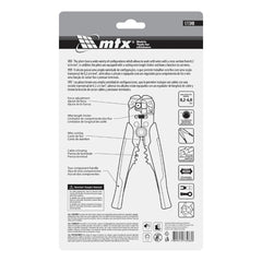 Alicate Desencapador Fios Metal Cabo Emborrachado 0.2-6mm Autoabertura MTX 177349