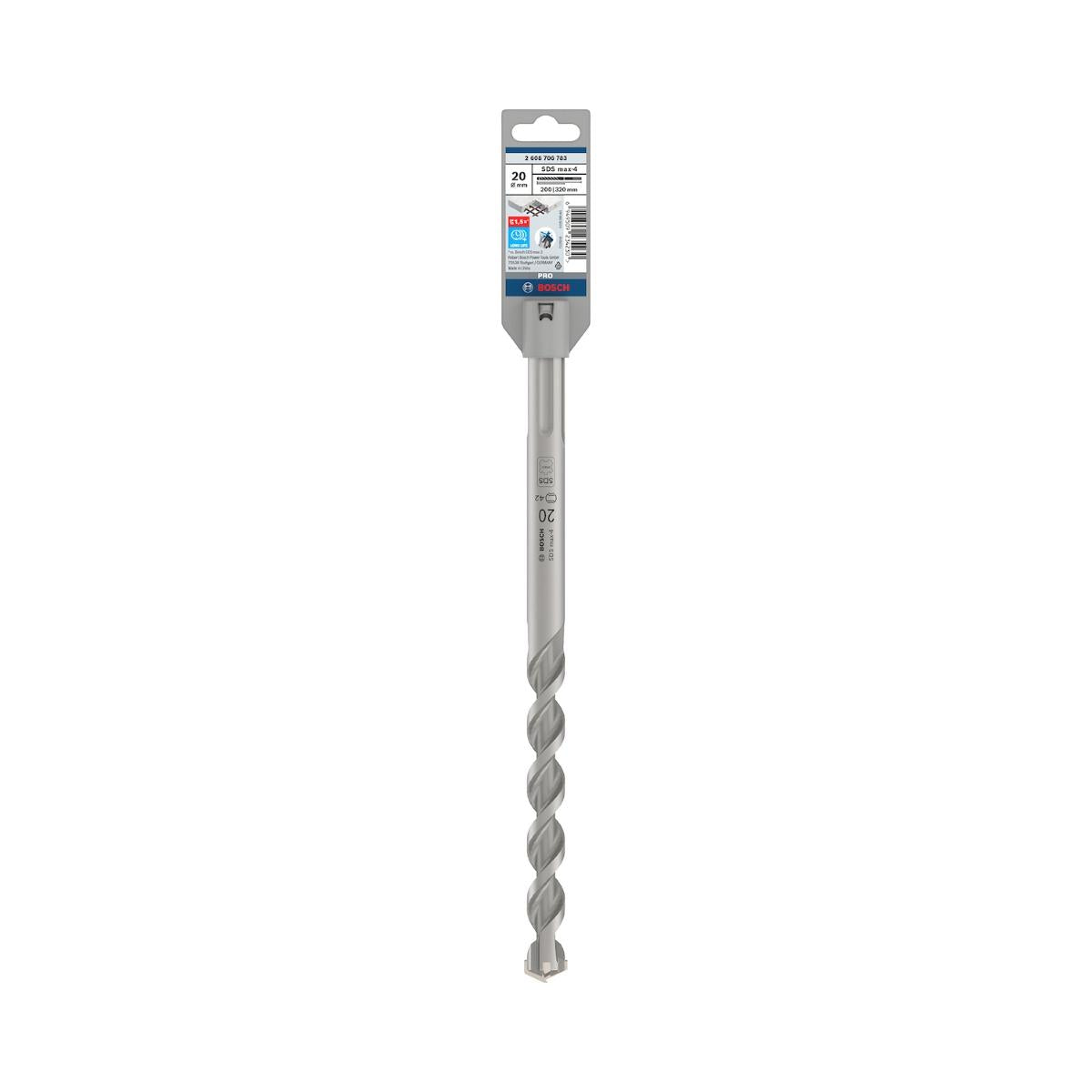 Broca Para Concreto Bosch Pro Sds Max-4 20X200X320mm