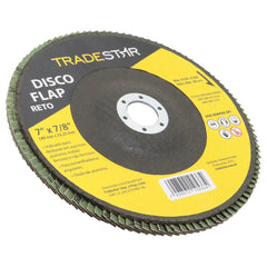 Disco Flap 180 mm G100 Fibra Reto Aço Tradestar