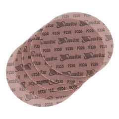 Disco de Lixa Telado com Velcro 180mm Grão 220 5pçs Acabamento Perfeito para Paredes e Tetos