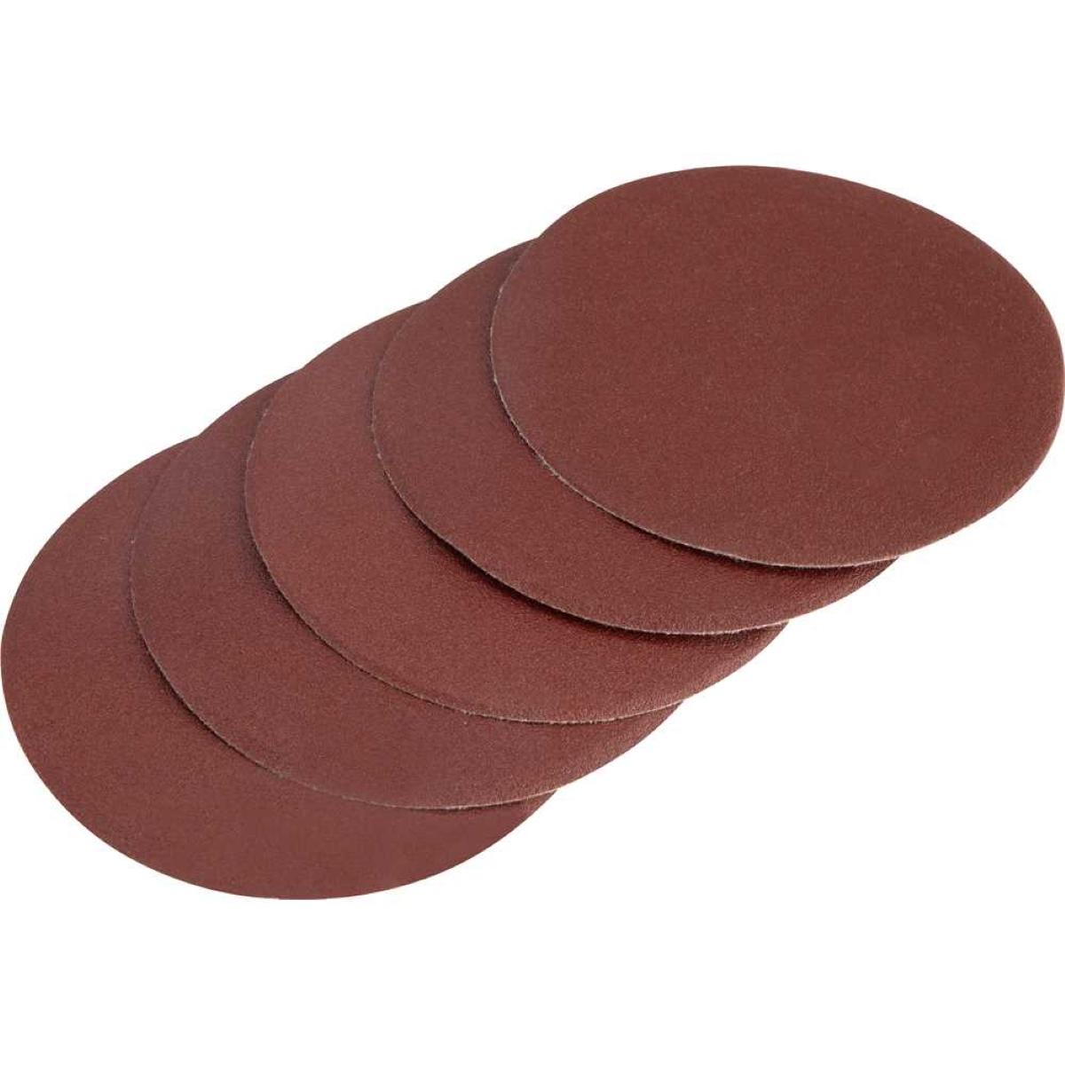 Jogo Disco De Lixa 4.1/2'' 115mm G120 Pluma 5Pcs Vonder