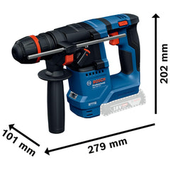 Martelete Perfurador Bosch Gbh 18V-18 X + Kit Bateria Maleta