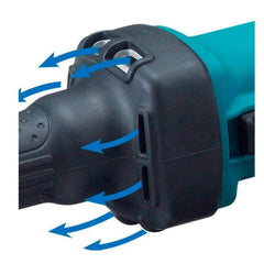 Retificadeira 6mm 1/4'' 400W 25000 RPM Pinça 6mm Industrial Metal com Chaves GD0601 220V Makita
