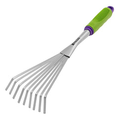 Vassoura Para Grama E Jardim 120 X 405 Mm 9 Dentes Cabo Emborrachado Palisad 630078