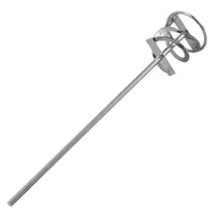 Misturador Para Tintas E Gesso Haste 8mm 100x600mm Galvanizado MTX 848459 Para Furadeira