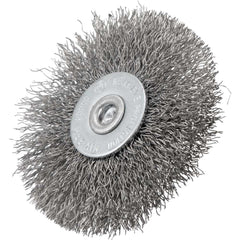 Escova Circular 3X3/8'' 20000Rpm Aço Inox Ondulada Vonder 1/4'' Haste