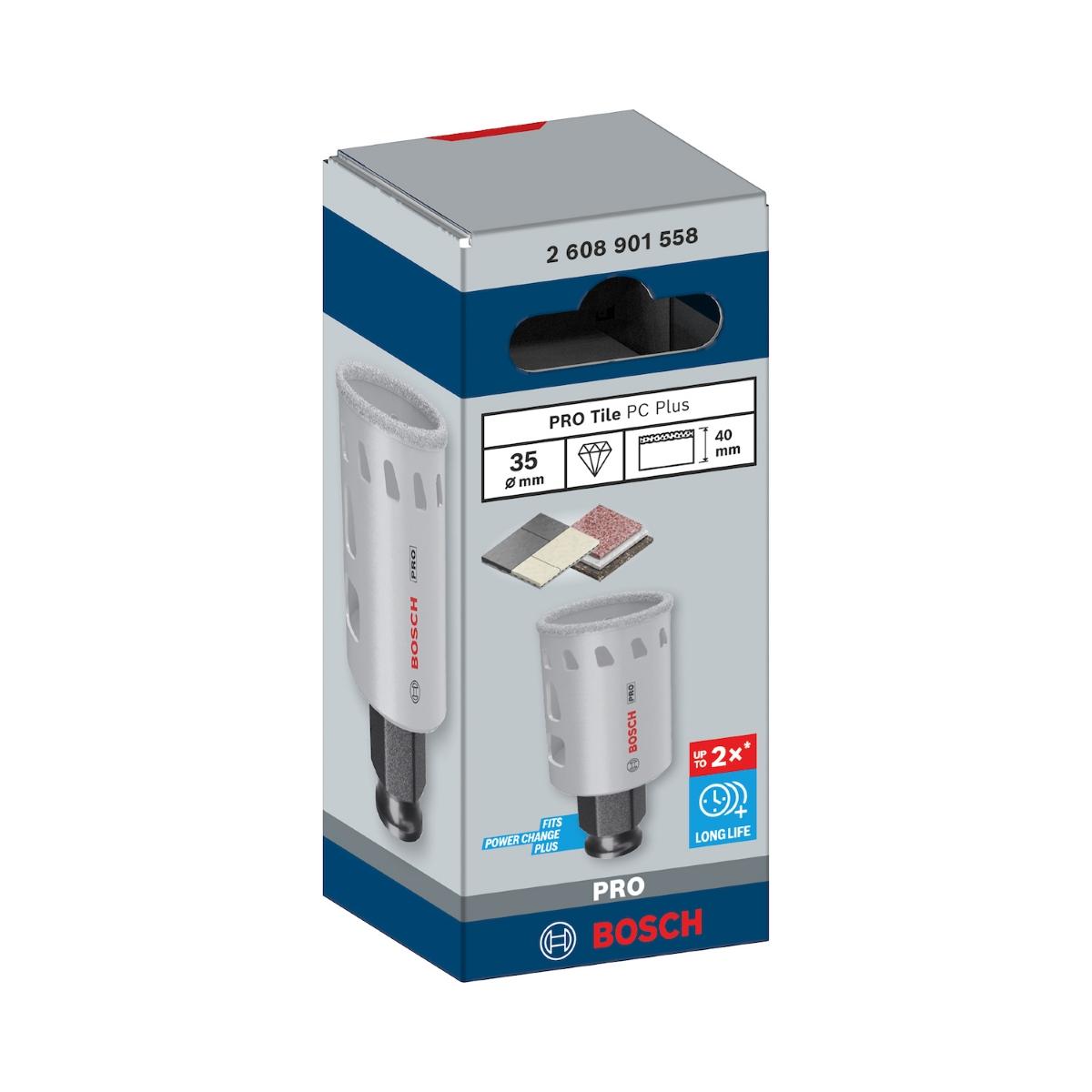 Serra Copo Bosch Pro Tile Power Change Plus 35 mm 1 3/8''