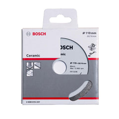 Disco Diamantado Bosch Ceramic Continuo 110X20/16X8mm