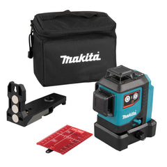 Nivelador a Laser Linhas Cruzadas 4 Verticais 4 Horizontais Com Bolsa Resistência Água SK700D Makita