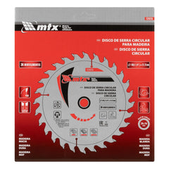 Disco Serra Circular 36 Dentes 185mm (7,1/4'') 22,23mm Mtx Para Corte Madeira Mdf