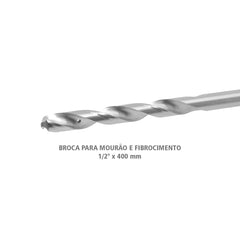 Broca para Mourão 1/2'' x 400 mm Tradestar