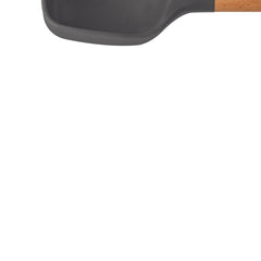Colher De Servir Tramontina Live Silicone Cinza Cabo Madeira Resistente 210°C Antiaderente