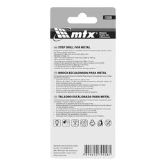 Broca Escalonada 4-32mm Aço Rápido HSS Triangular Nitreto de Titânio 1PC MTX 723599