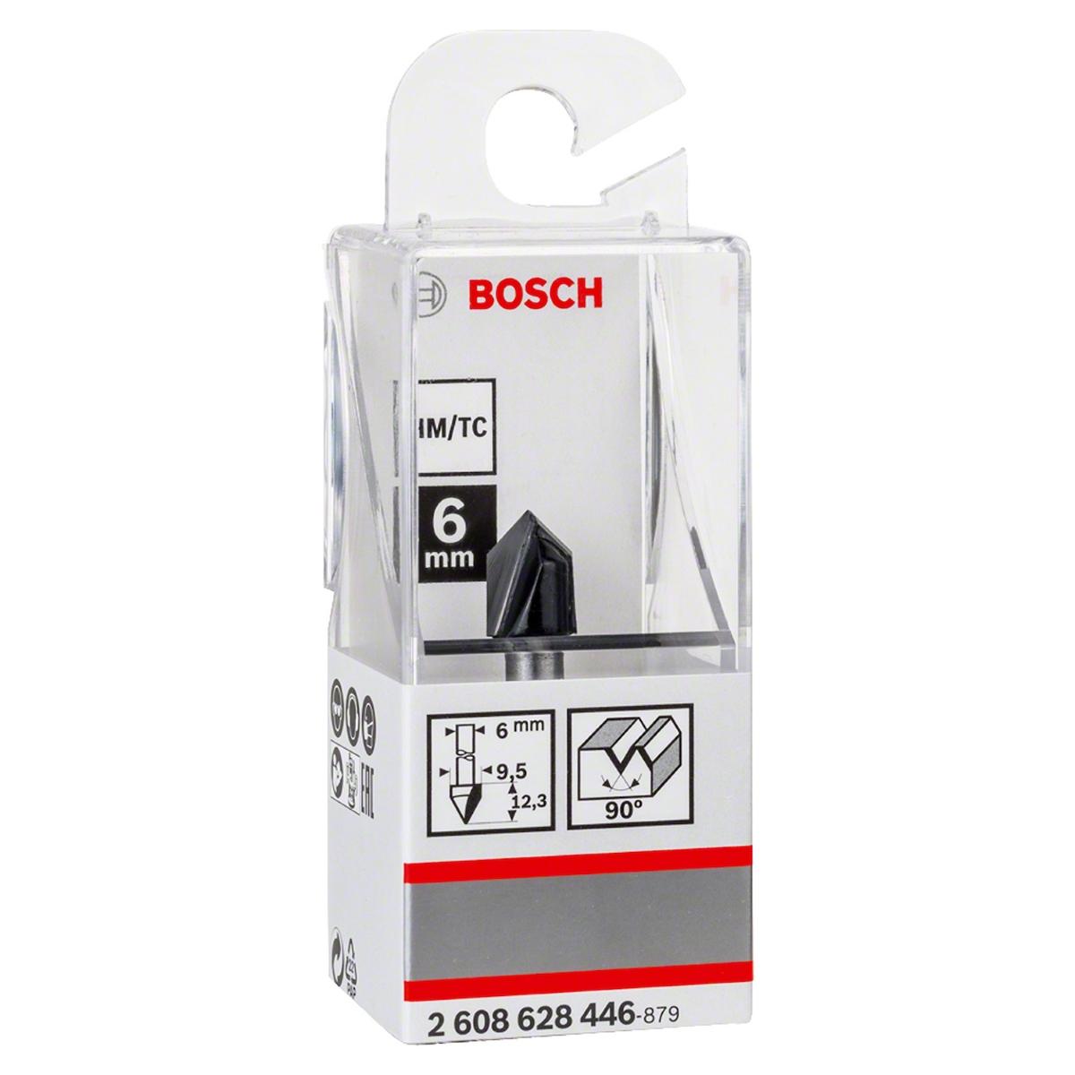Fresa De Ranhurar Bosch Standard V 6X9,5X12,35mm G45mm 90°