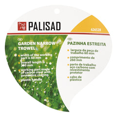 Pazinha Estreita Palisad 60x255mm Cabo Plástico Revestimento Protetor 255mm Jardim
