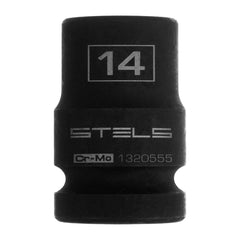 Soquete De Impacto 1/2'' Sextavado Cromo Molibdênio 14mm Stels Resistente