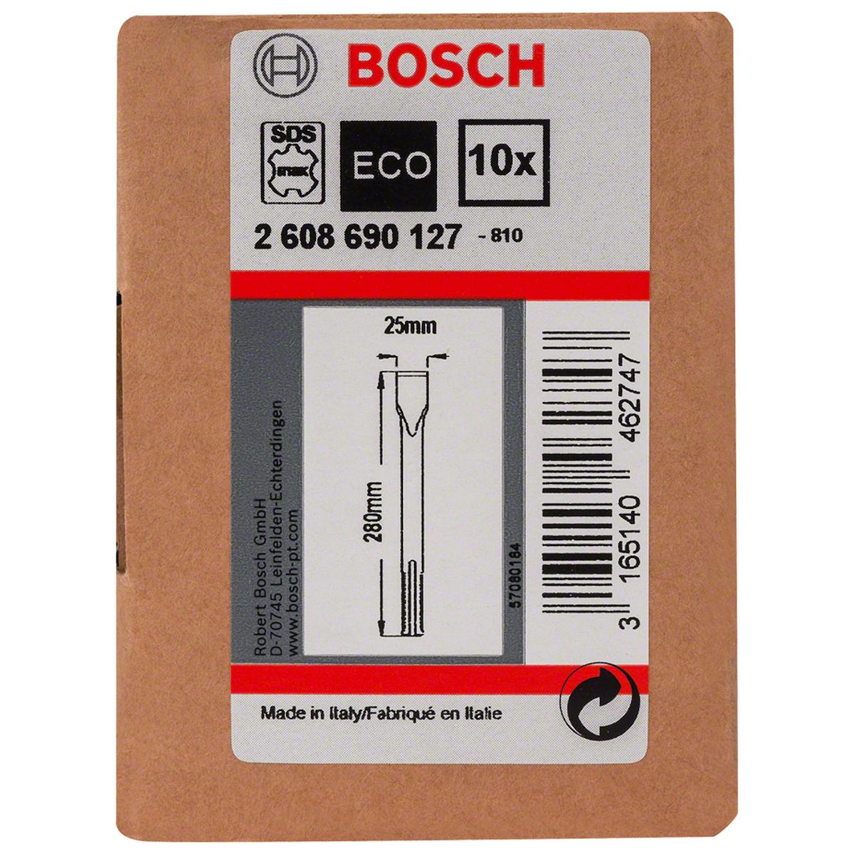Talhadeira Bosch Pro Sds Max 4C 25X280 mm,10Un
