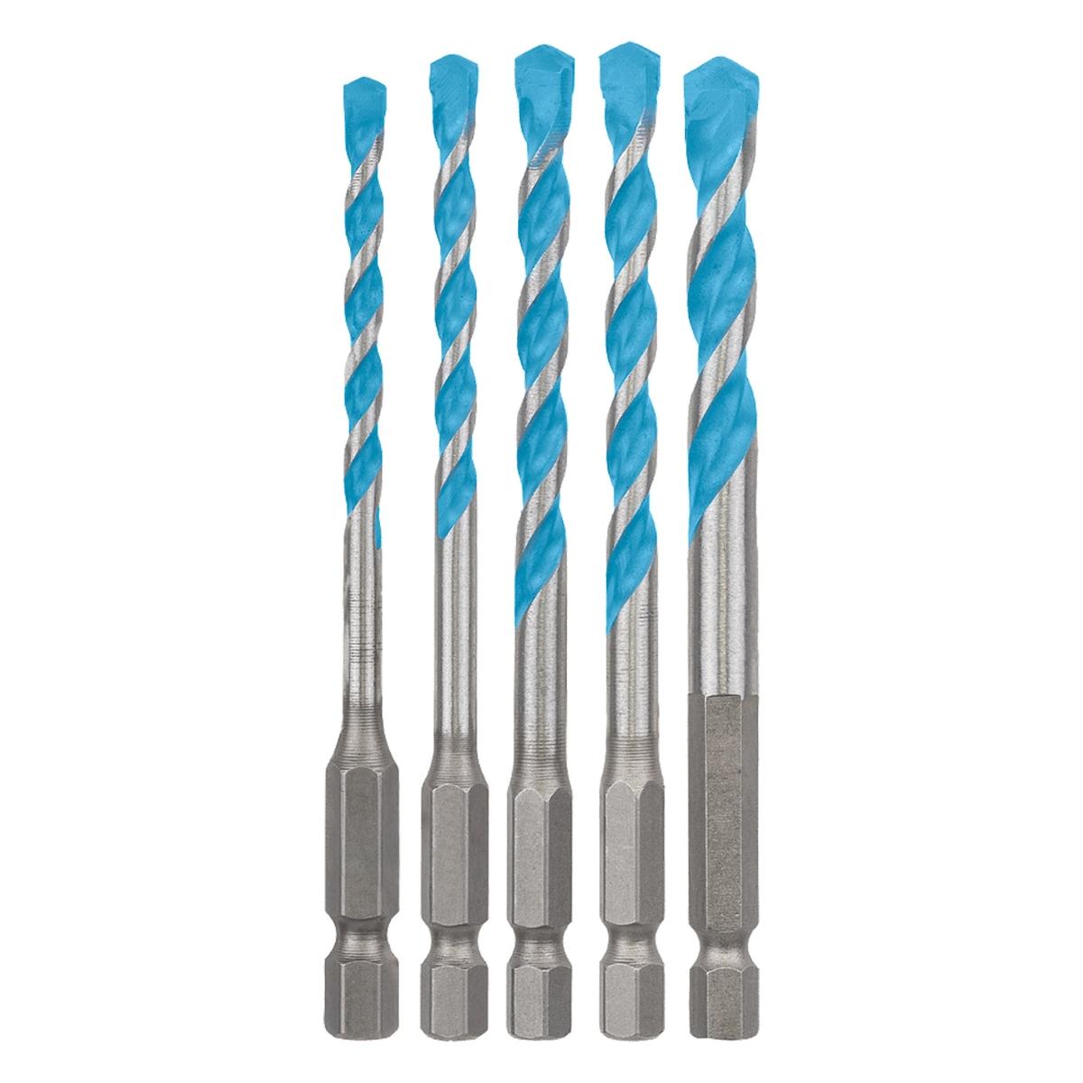 Broca Bosch Expert Hex-9 Multiconstruction Ø4 5 6 6 8mm 5Pçs