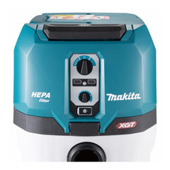 Aspirador de Pó 15L Sem Fio 40V Com Sistema AWS Mangueiras Bocais Tubos 10 Sacos VC004GLZ01 Makita