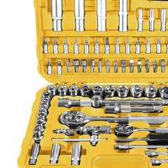 Jogo de Ferramentas 99 Peças Tramontina Master Kit Completo Aço Cromo Vanádio S2 Para Profissionais