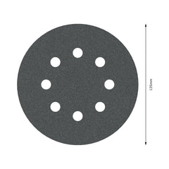 Disco De Lixa Bosch Pro F355 125mm Grano 180 - 5 Unidades