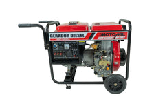 Gerador Diesel 7,5 KVA Trifásico 380V MDGT-8000CLE Motomil