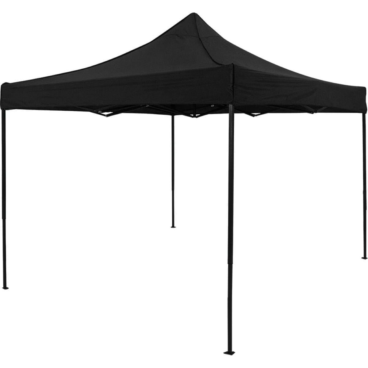 Tenda Gazebo Dobrável Pagoda 3m x 3m Preta Bel Proteção Solar FPS 60 Estrutura Aço Epóxi - Guimepa