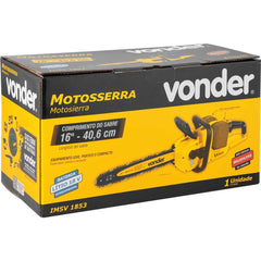 Motosserra 18V + 18V 36V 15m/s Sabre 16'' Passo 3/8'' Calibre 0.050'' Nove54 Imsv1853 Sem Bateria
