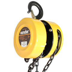 Talha Manual 1 Ton Vonder com Corrente 5 Metros e Gancho