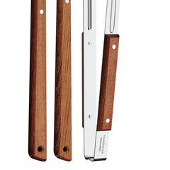 Jogo De Utensílios Para Churrasco 3 Peças Aço Inox E Madeira Tramontina