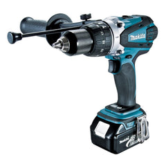 Parafusadeira Furadeira 18V LXT Com 2 Baterias Carregador Maleta Punho e Limitador DHP458RFE Makita