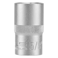 Soquete Sextavado 1/2'' 17mm CrV Longo Stels 1384955 Alta Resistência